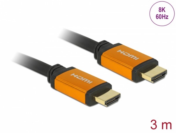 High Speed HDMI Kabel 48 Gbps 8K 60 Hz 3 m, Delock® [86987]