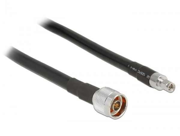 Antennenkabel N Stecker an RP-SMA Stecker CFD400 low loss, 2m, Delock® [13020]