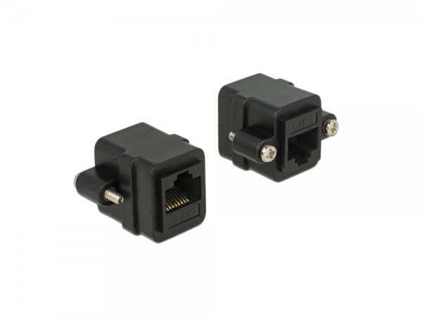 Netzwerk Adapter RJ45 Buchse/Buchse Cat. 6 zum Einbau UTP, Delock® [85124]