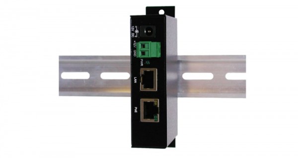 PoE (Power over Ethernet) Gigabit Injektor, bis 12V Terminal Block, inkl. 12V/3A Netzteil, Exsys® [EX-6006PoE]
