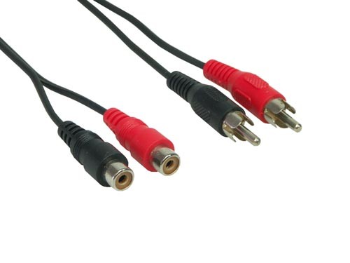 Cinchverlängerung 2 x Cinch St / 2 x Cinch Bu, Länge: 5m, Good Connections®