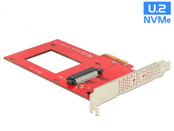 PCIe x4 an U.2 Slot NVMe, Delock® [89469]