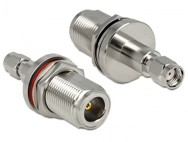 Adapter N Buchse an RP-SMA Stecker zum Einbau 50,00, Delock® [88847]