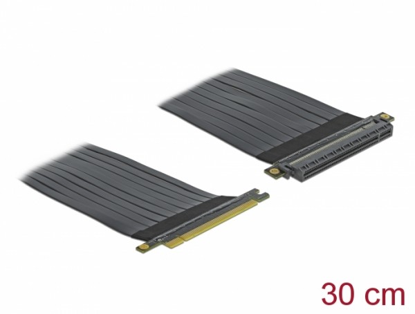 Riser Karte PCI Express x16 zu x16 mit flexiblem Kabel 30 cm, Delock® [85764]
