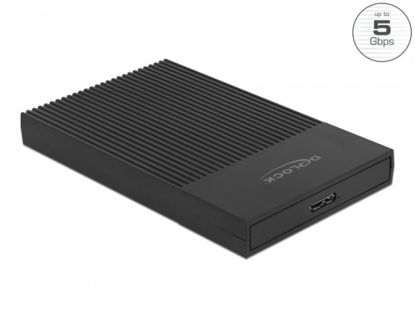 Externes Gehäuse für 2.5" SATA HDD / SSD mit SuperSpeed USB Typ Micro-B Buchse - werkzeugfrei, Delock® [42011]