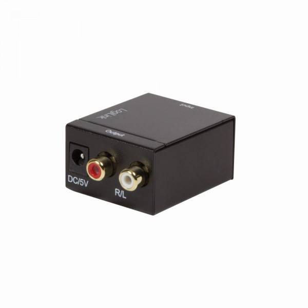 Koaxial und Toslink zu analog L/R Audio-Konverter, LogiLink® [CA0100]