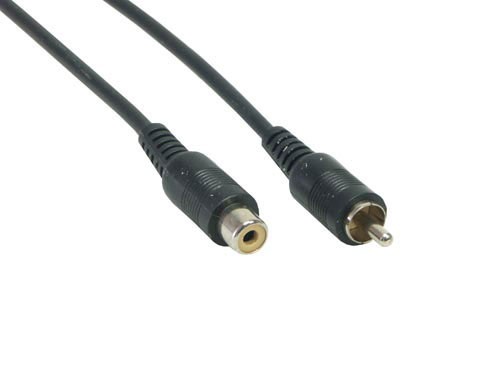 Cinch Video Verlängerungskabel, Länge: 2,5m, Good Connections®