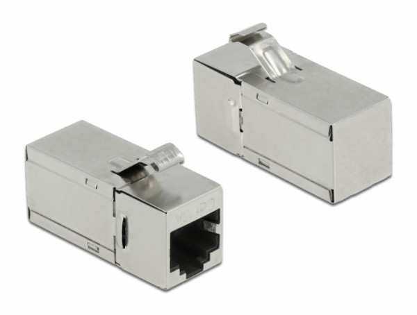 Keystone Modul RJ45 Buchse zu RJ45 Buchse Cat.6A 90° gewinkelt, Delock® [87142]