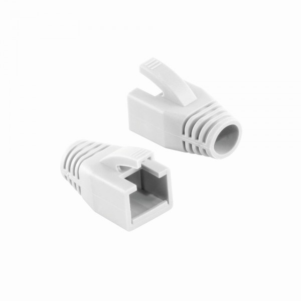 Knickschutztülle 8,0 mm für Cat.6 RJ45 Steckverbinder, weiß, LogiLink® [MP0035W]