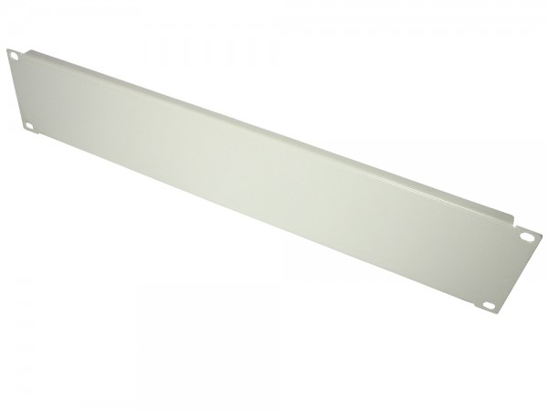 19" Blindpanel, 2HE, lichtgrau (RAL7035), Good Connections®