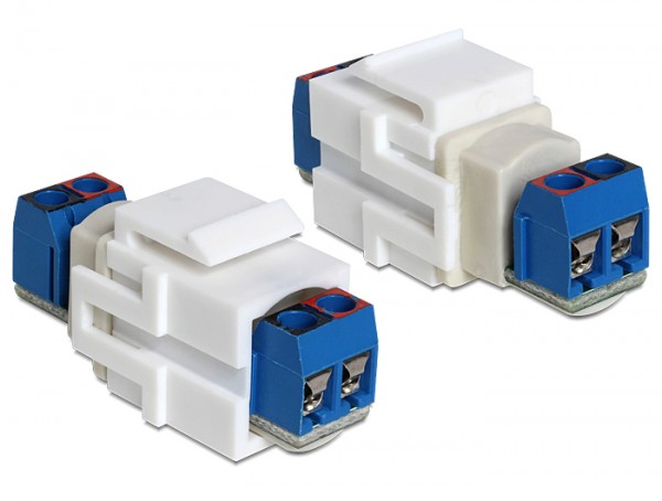 Keystone Modul Terminalblock an Terminalblock, Delock® [86323]