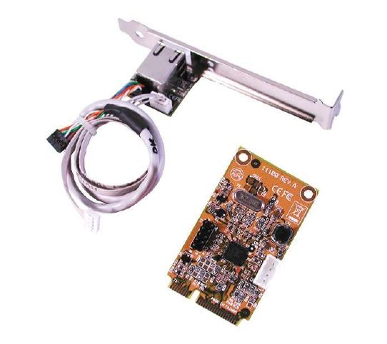 Schnittstellenkarte, Mini PCIe Ethernet, 1Giga LAN Karte (Realtek), Exsys® [EX-48030]
