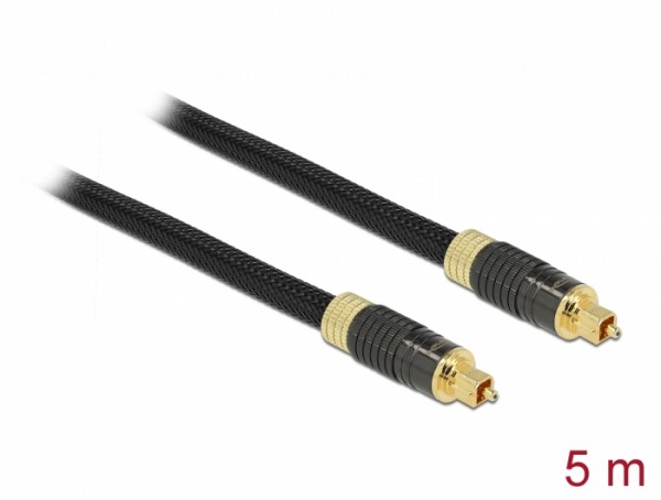 TOSLINK Standard Kabel Stecker - Stecker 5 m, Delock® [86595]