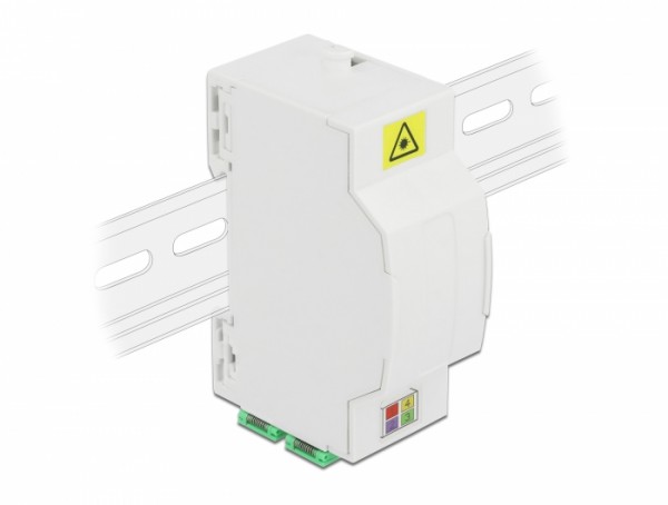 LWL Anschlussdose für Hutschiene 4 x SC Simplex oder LC Duplex, Delock® [86543]