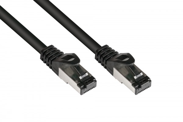 RNS® INDUSTRIE (PUR) Patchkabel SmartFLEX, Cat.6A, S/FTP, PiMF, LSZH, CU, schwarz, 30 m, Good Connections®