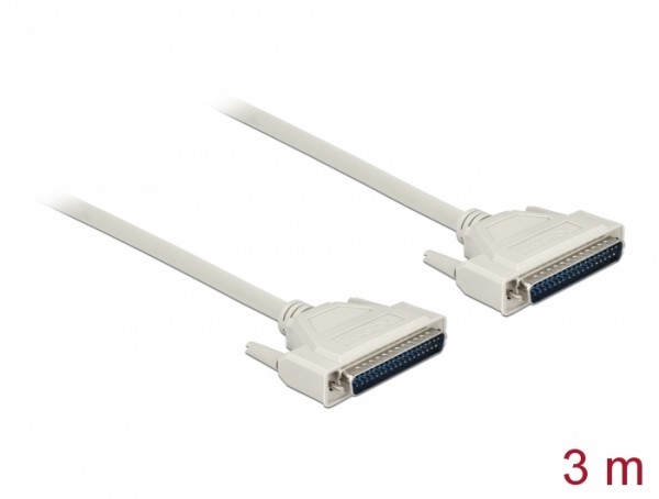 Serielles Kabel D-Sub 37 Stecker zu Stecker 3 m, Delock® [86880]