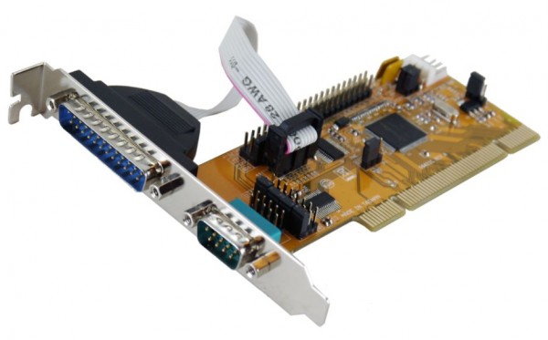 PCI 2S Seriell RS-232 Karte mit 9/25 Pin Anschluss (SystemBase), Exsys® [EX-43063]