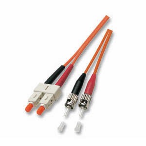 Patchkabel LWL Duplex OS2 (Singlemode, 9/125) ST/SC, 0,5m, Good Connections®