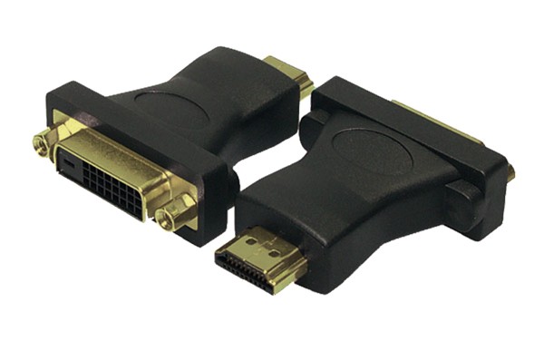 Adapter DVI 24+1 Buchse an HDMI 19pol Stecker, schwarz, LogiLink® [AH0002]