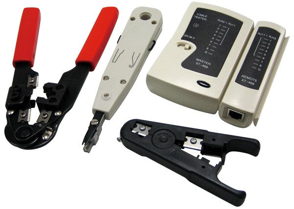 LogiLink® Netzwerk Werkzeug Set mit Tasche [WZ0012]