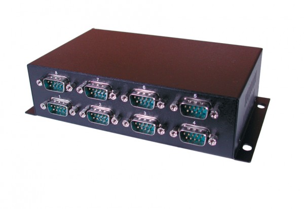 USB zu 8S Seriell RS-232, Metallgehäuse (FTDI Chip-Set), Exsys® [EX-1338HM]