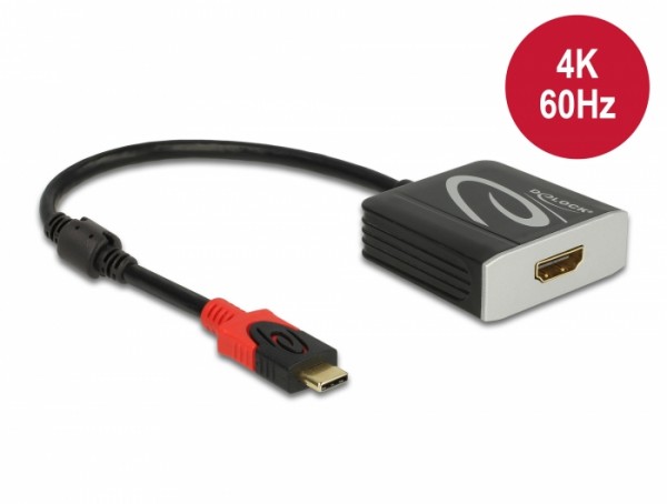 Aktiver USB Type-C™ zu HDMI Adapter 4K 60 Hz (HDR) , Delock® [65400]