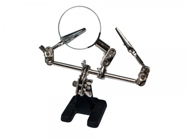 3te Helfende Hand mit Lupe, LogiLink® [WZ0034]