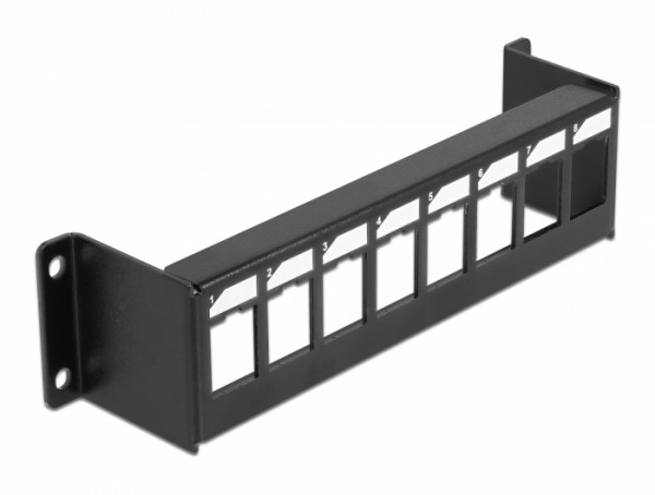 Keystone Halterung 8 Port Panel Aufbau, Delock® [86611]