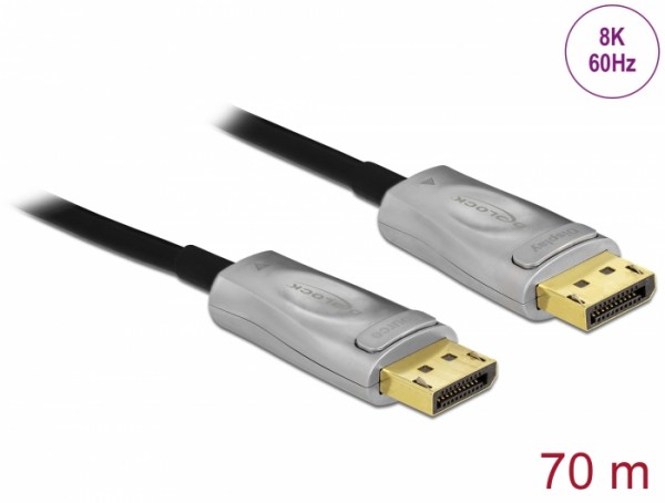 Aktives Optisches Kabel DisplayPort 1.4 8K 70 m, Delock® [84141]