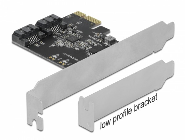 2 Port SATA PCI Express Karte - Low Profile Formfaktor , Delock® [90431]