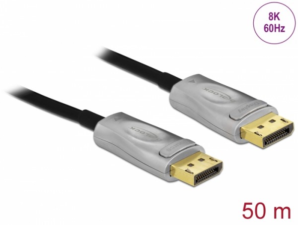 Aktives Optisches Kabel DisplayPort 1.4 8K 50 m, Delock® [84140]