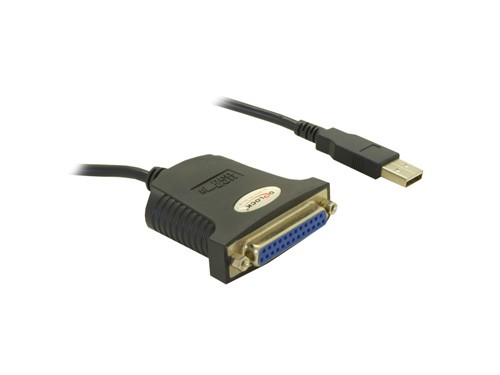 USB auf 25pol parallel Adapter, Länge: 0,9m, Delock® [61330]