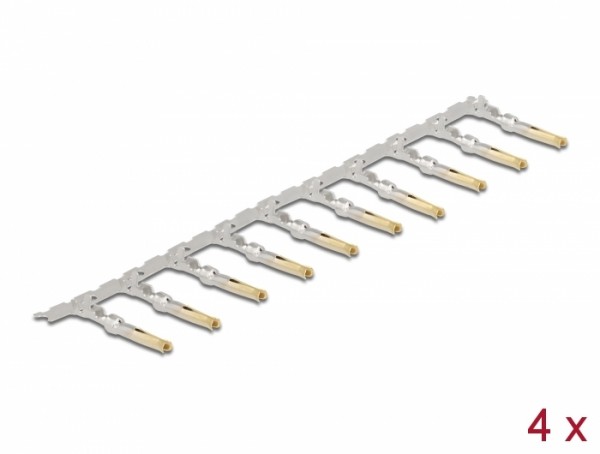 Crimp-Kontakte für D-Sub Crimp Buchse 40 Stück, Delock® [66727]