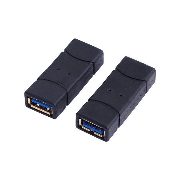 Adapter, USB 3.0 A Buchse an A Buchse, vergoldete Kontakte, schwarz, LogiLink® [AU0026]