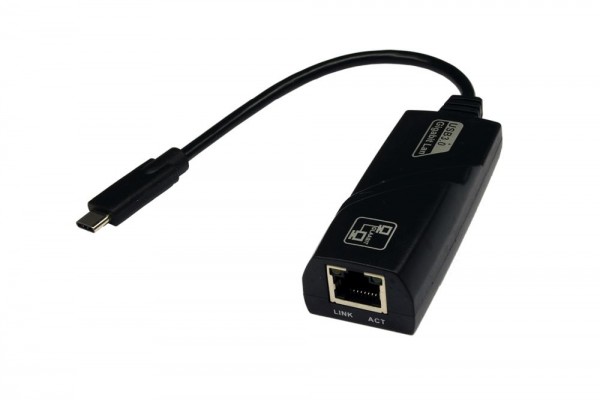 USB 3.1 (Gen.1) C Stecker an Ethernet 1Gigabit LAN, Exsys® [EX-1318]