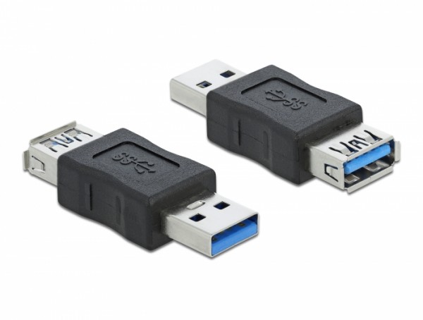 USB 3.0 Adapter Typ-A Stecker zu Typ-A Buchse Datenblocker, Delock® [66497]