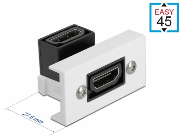 Easy 45 HDMI Modul gewinkelt 90° 22,5 x 45 mm , Delock® [81304]