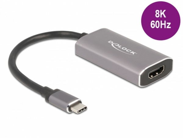USB Type-C™ Adapter zu HDMI (DP Alt Mode) 8K mit HDR Funktion, Delock® [62632]