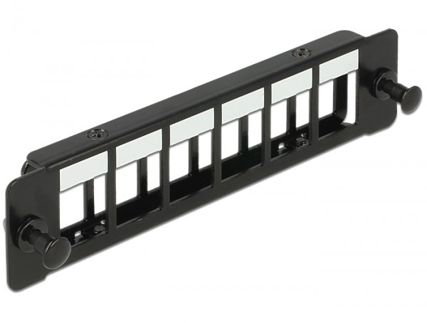 Keystone Halterung 6-Port Panel für Geräteeinbau, Delock® [86274]