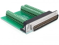 Adapter, Sub-D 37pin Stecker an Terminalblock 39pin, Delock® [65320]
