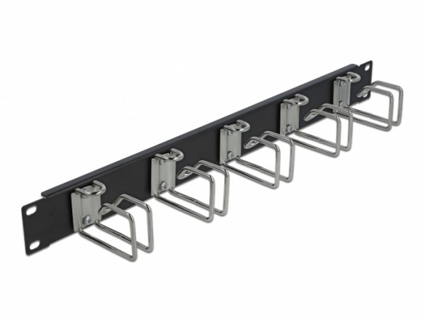 19" Kabelmanagement Panel schwarz, Delock® [42628]