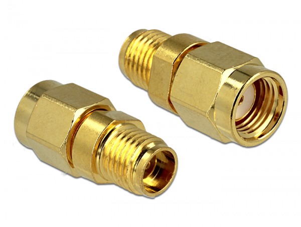 Adapter RP-SMA Stecker an SMA Buchse, Delock® [88728]