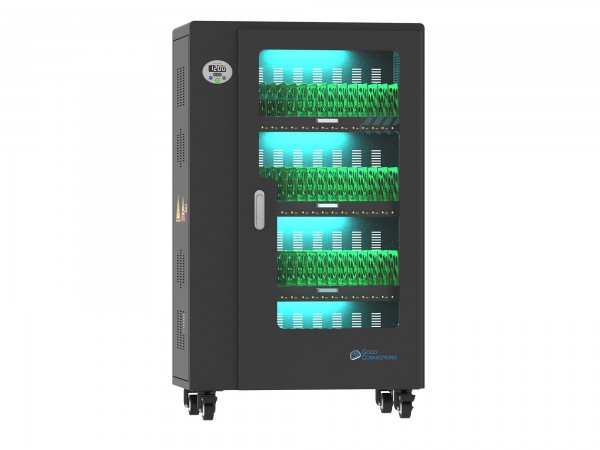 Good Connections® ANTARES PRO T60C Ladewagen bis 11", USB-C™, 30W Port, PD3.0, UVC-Desinfektion, schwarz