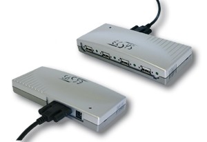 USB 2.0 HUB mit 4 Ausgängen zum Verschrauben, Exsys® [EX-1163V]