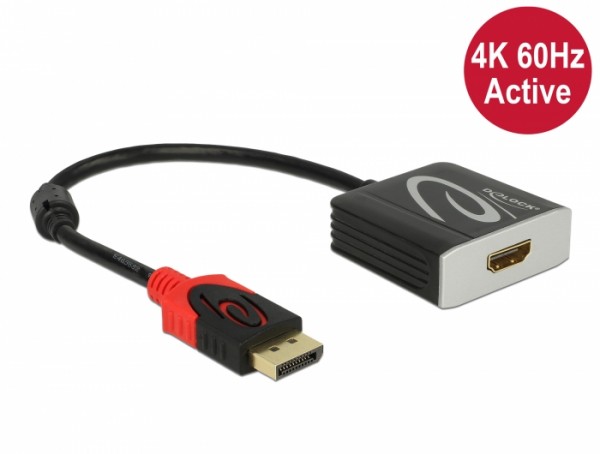 Aktiver DisplayPort 1.4 zu HDMI Adapter 4K 60 Hz (HDR) , Delock® [65207]