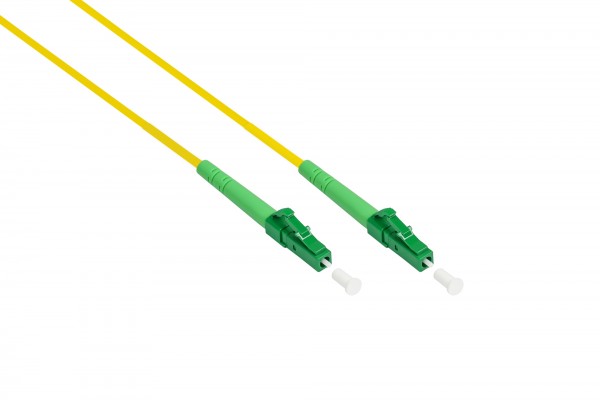 Patchkabel LWL Simplex OS2 (Singlemode, 9/125) LC (APC) / LC (APC), LSZH, 0,5m, Good Connections®