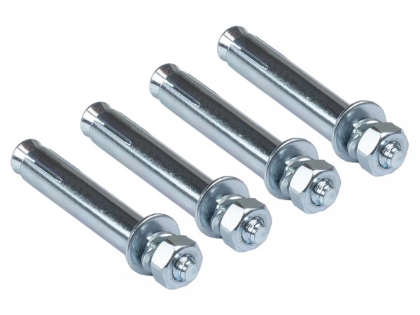 Wandbefestigungszubehör für Good Connections® 19" Wandgehäuse FLAT-Pack (GC-RFxxxx), 4x M8 x 80mm Dübel