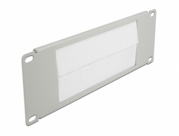 10" Kabelmanagement Bürstenleiste 2 HE grau, Delock® [66535]