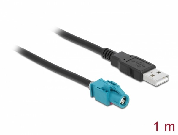Kabel HSD Z Buchse zu USB 2.0 Typ-A Stecker 1 m, Delock® [90503]