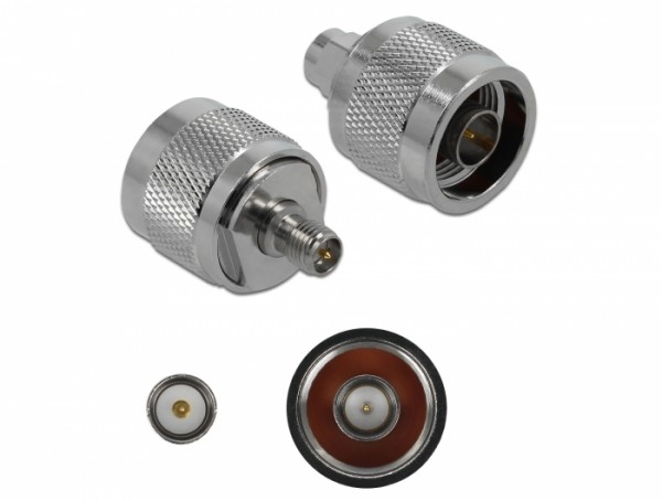 Adapter N Stecker an RP-SMA Buchse 10 GHz, Delock® [89984]